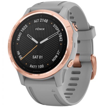 Garmin fenix 6S Sapphire Rose Gold / Grey multisport GPS óra