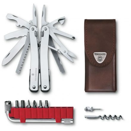 Victorinox Swiss Tool Spirit X Plus multitool bőrtokkal