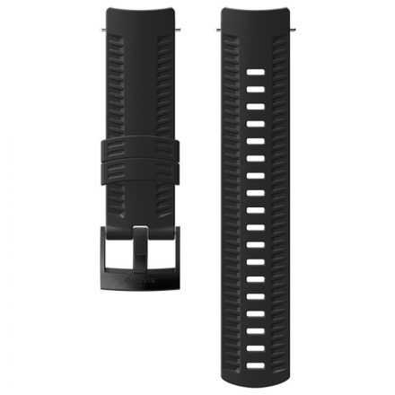 Suunto 24 mm Athletic 2 Silicone Strap Black/Black óraszíj