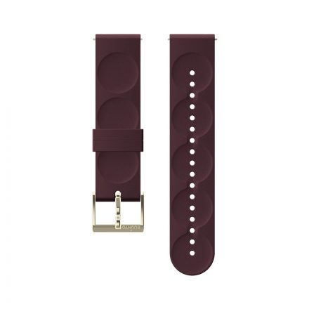 Suunto 20 mm Urban 1 Silicone Strap Burgundy óraszíj 3 Fitness órákhoz