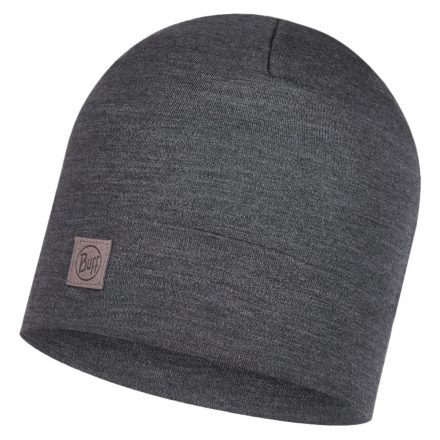 Buff Heavyweight Merino Wool Hat gyapjú sapka Solid grey