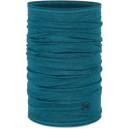 Buff Lightweight Merino gyapjú csőkendő  Solid Teal