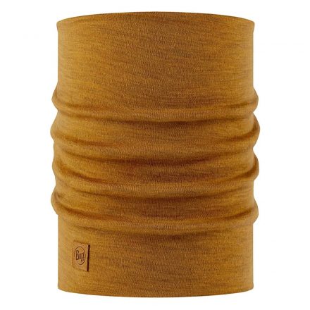 Buff Heavyweight Merino Neckwarmer csőkendő Solid Mustard