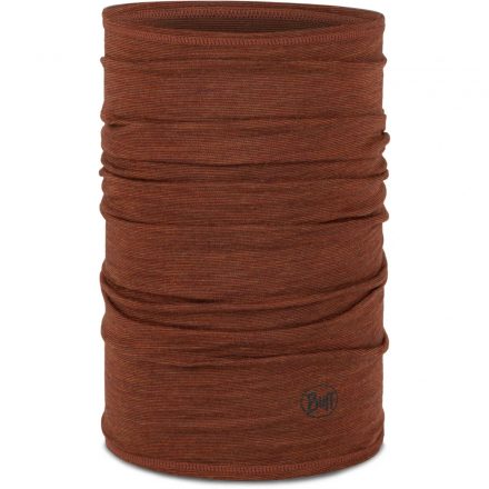 Buff Lightweight Merino gyapjú csőkendő  Multistripes Terracotta