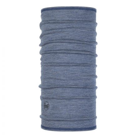 Buff Lightweight Merino Wool csőkendő Light Denim Multi Stripes