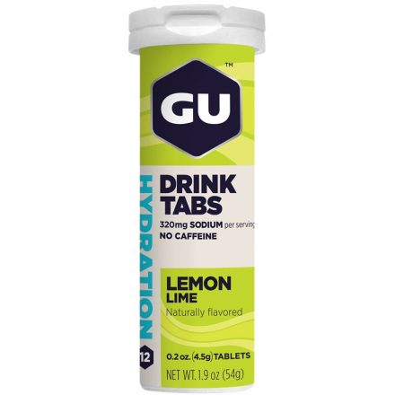 Gu Hydration Drink Tabs Lemon Lime elektrolit pezsgőtabletta