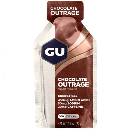 Gu Energy Gel Chocolate Outrage gluténmentes energiazselé 32 g