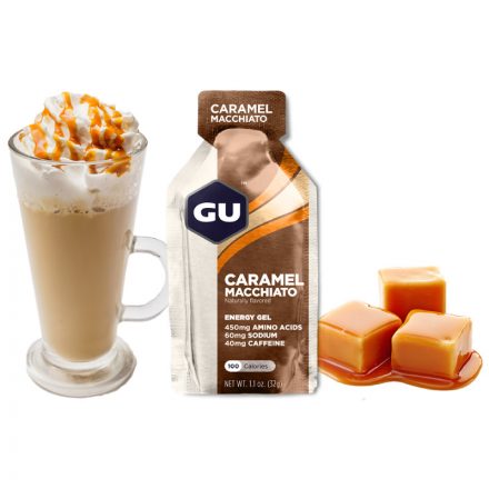 Gu Energy Gel Caramel Macchiato energiazselé 32 g