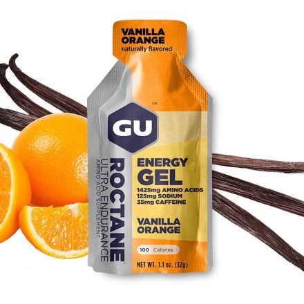 Gu Roctane Energy Gel Vanilla Orange gluténmentes energiazselé 32 g