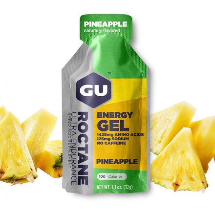 Gu Roctane Energy Gel Pineapple ananász ízű glutén- és koffeinmentes energiazselé