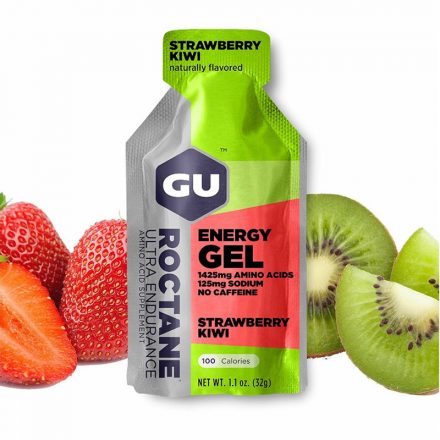 Gu Roctane Energy Gel Strawberry Kiwi koffein- és gluténmentes energiazselé 32 g