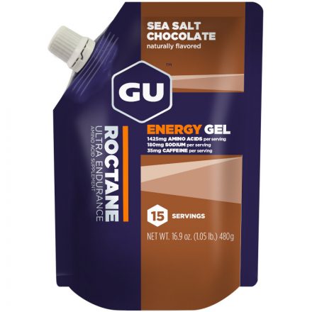 Gu Roctane Energy Gel Sea Salt Chocolate gluténmentes energiazselé 480 g