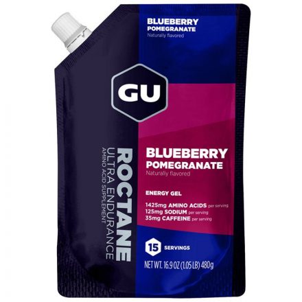 Gu Roctane Energy Gel Blueberry Pomegranate gluténmentes energiazselé 480 g