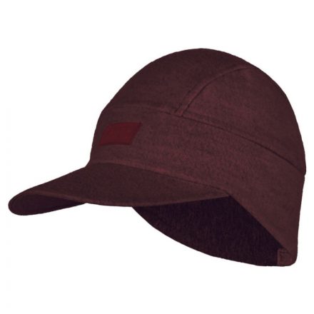 Buff Merino Fleece Pack Cap fülvédős gyapjú sapka Maroon