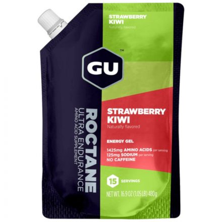 Gu Roctane Energy Gel Strawberry Kiwi gluténmentes energiazselé 480 g