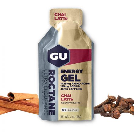 Gu Roctane Energy Gel Chai Latte gluténmentes energiazselé 32 g