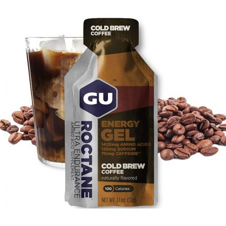 Gu Roctane Energy Gel Cold Brew Coffee gluténmentes energiazselé 32 g