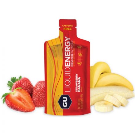 Gu Liquid Energy Gel Strawberry Banana gluténmentes energiazselé 60 g