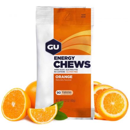 Gu Energy Chews Orange energiazselé gumicukor 60 g