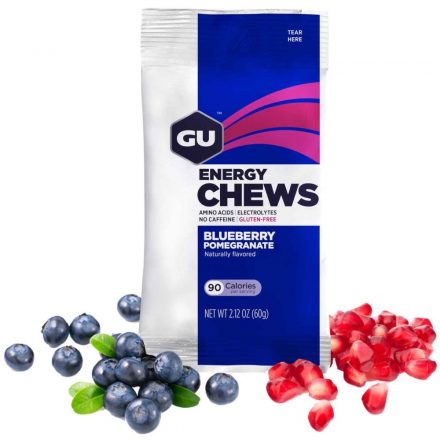 Gu Energy Chews Blueberry Pomegranate energiazselé gumicukor 60 g