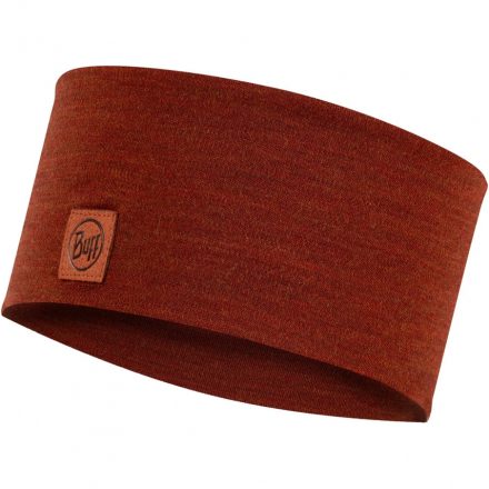 Buff Merino Wide Headband Solid Sienna