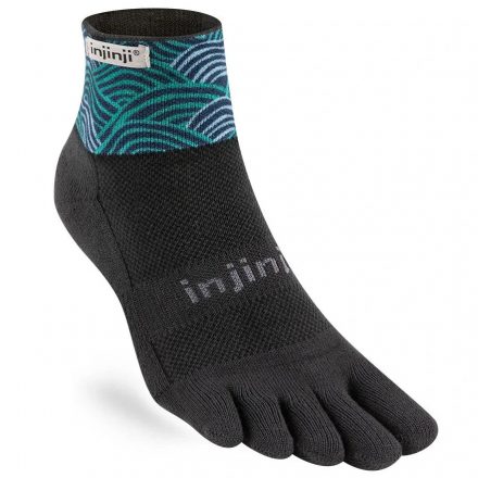 Injinji Women's Trail Midweight Mini-Crew Artist Designed női terepfutó zokni