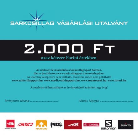 Ajándékutalvány 2.000 Ft értékben