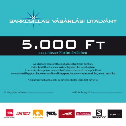 Ajándékutalvány 5.000 Ft értékben