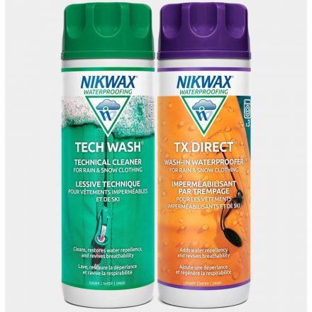 Nikwax Tech Wash® mosószer + TX. Direct Wash® impregnálószer duopack 2x300 ml