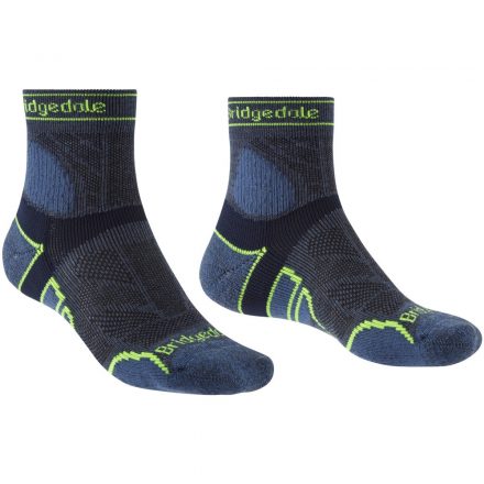 Bridgedale Trail Run Lightweight Merino Sport 3/4 Crew férfi futózokni