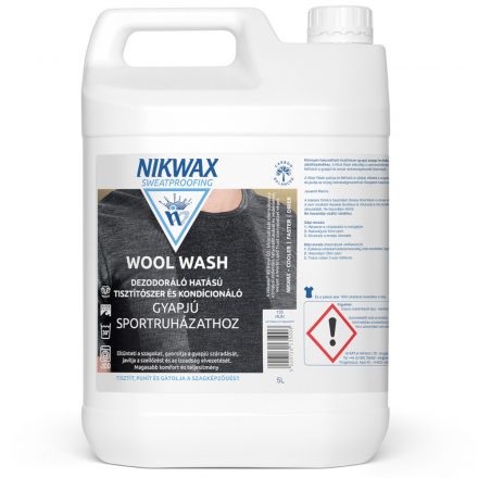 Nikwax Wool Wash dezodoráló gyapjú mosószer és kondicionáló 5000 ml