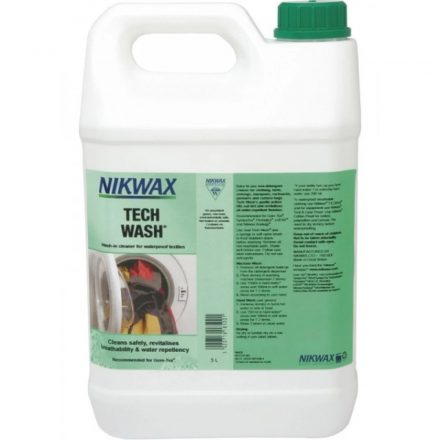 Nikwax Tech Wash® mosószer technikai és membrános sportruházathoz 5000 ml