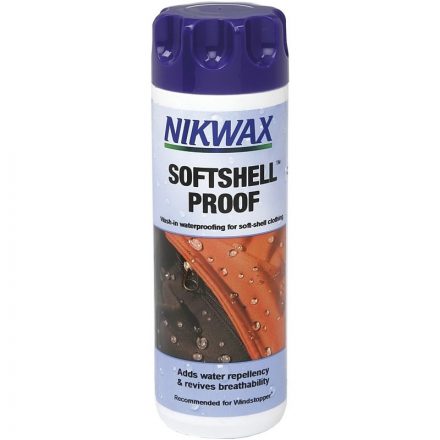 Nikwax Softshell Proof™ Wash-In softshell impregnálószer 300ml