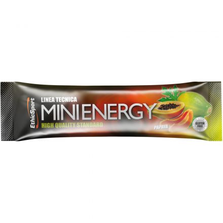 EthicSport Tecnica Mini Energy laktózmentes és vegán energiaszelet papaya 20 g