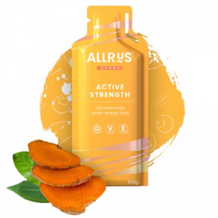 Allrys Active Strength Sós-kurkumás gluténmentes energiazselé 50 g