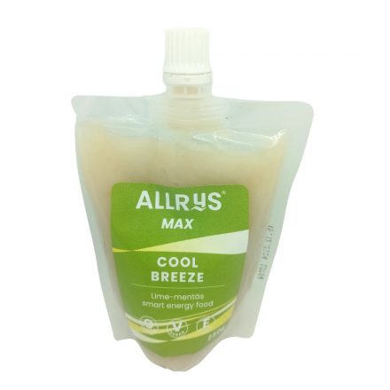 Allrys MAX Cool Breeze lime-mentás gluténmentes energiazselé 250 g