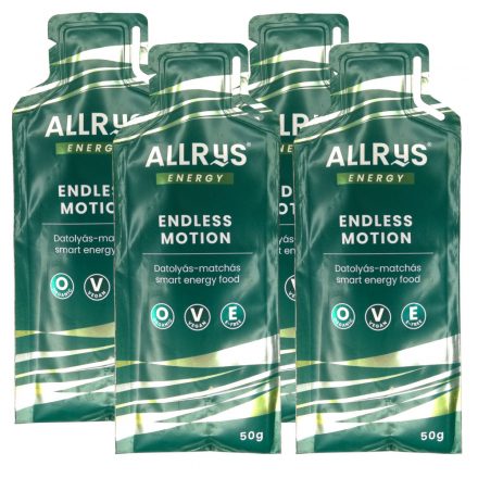 Allrys Vital Power áfonyás-ribizlis gluténmentes energiazselé négyes csomag 4 x 50 g