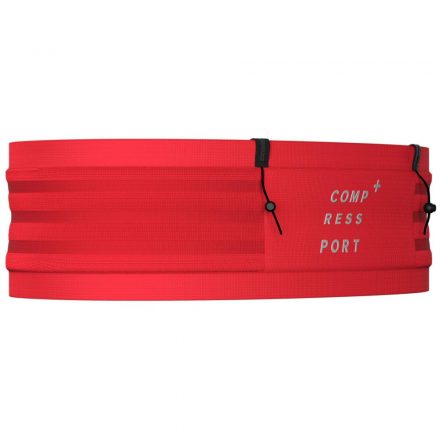 Compressport Freebelt Pro futóöv bottartóval, rajtszámtartóval