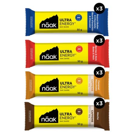 Näak Ultra Energy™ Bar Variety Pack energiaszelet válogatás 12x50 g 