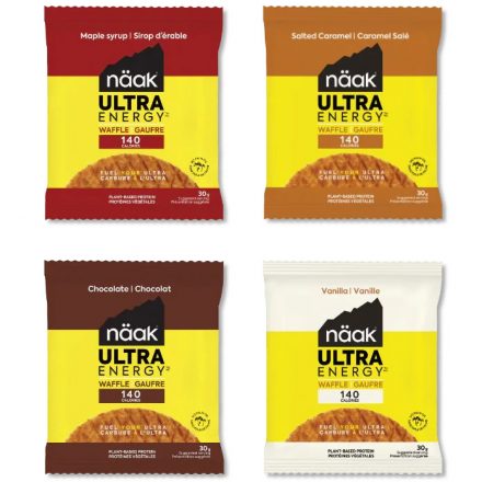 Näak Ultra Energy™ Waffle Variety Pack energiaszelet válogatás 12x30 g 