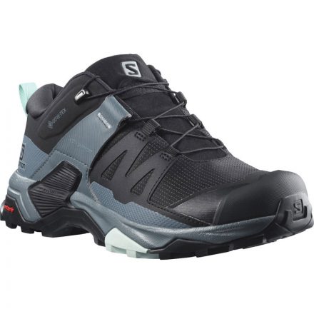 Salomon, X Ultra 4 GTX W női túracipő Black/Stormy Weather/Opal Blue 37 1/3