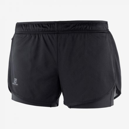 Salomon Agile 2in1 short W női futónadrág - S