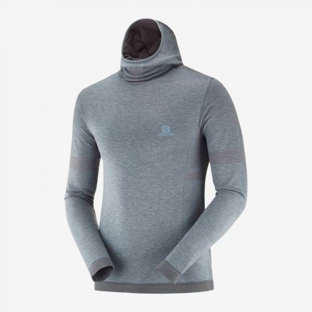 Salomon Outspeed Wool Hoodie M férfi gyapjú technikai felső L