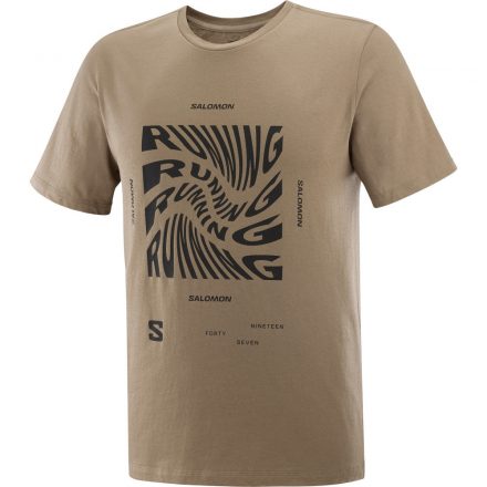 Salomon Running Graphic SS Tee férfi póló