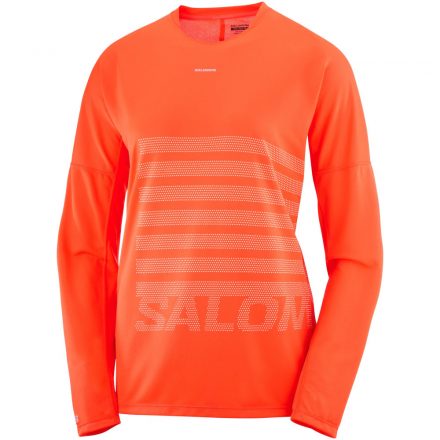 Salomon Sense Aero LS Tee GFX női hosszú ujjú technikai futófelső