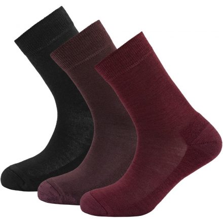 Devold Daily Merino Medium Socks 3 pack női gyapjú zokni (3 pár)