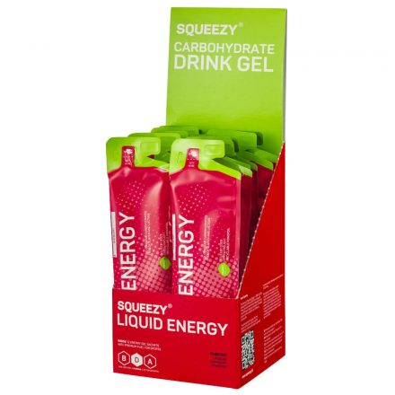 Squeezy Liquid Energy energiazselé Málna 12 x 60 ml