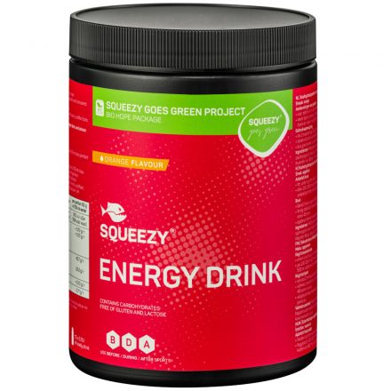 Squeezy Energy Drink energia italpor narancs 650 g