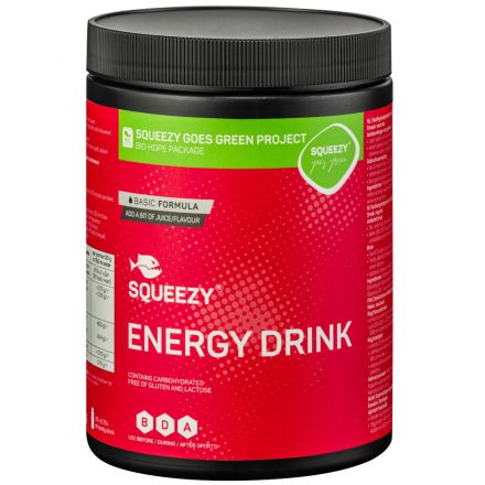 Squeezy Energy Drink energia italpor Basic, semleges 650 g