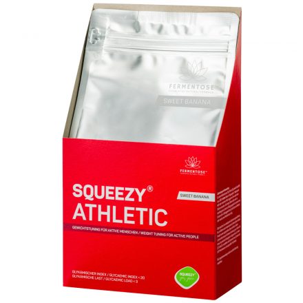 Squeezy Athletic étkezés helyettesítő súlykontrollhoz banán ízű